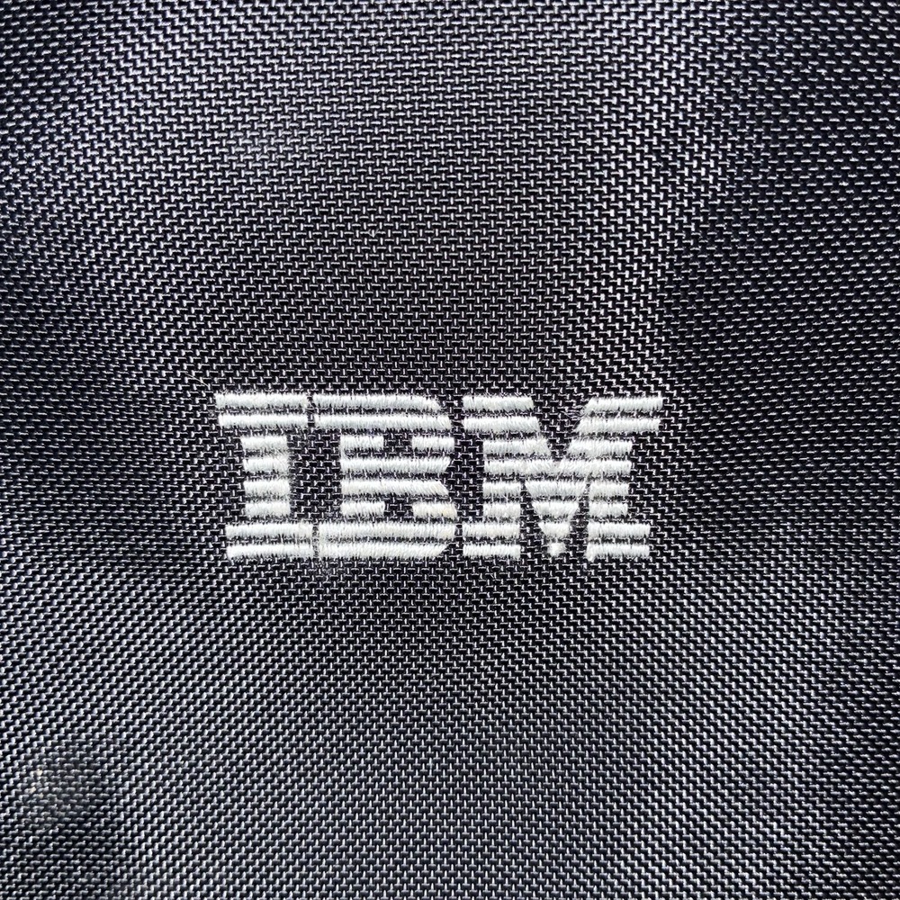 Vintage Black Nylon IBM Laptop Briefcase Messenger Bag - Picture 5 of 14